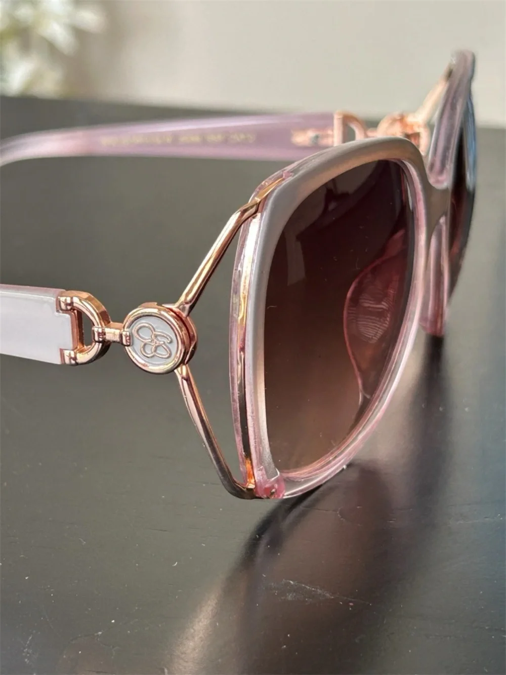 NWOT Jessica Simpson Glam Oversized Rose Fade Metal Vent Sunglasses J5686 RSF - Picture 9 of 13